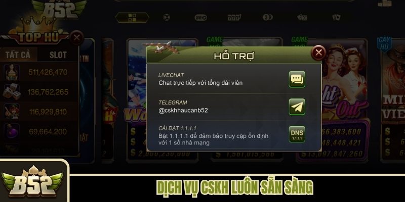 Dịch vụ CSKH luôn sẵn sàng