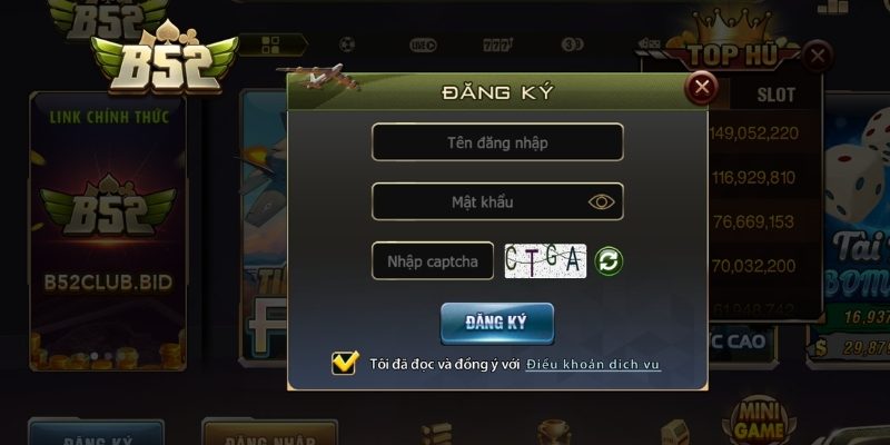 Đăng Ký B52 Dễ Dàng Chỉ Với 3 Bước Đơn Giản Cho Newbie 2 Điền thông tin đăng ký B52